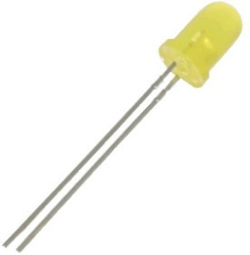 GNL-3012YD, Светодиод желтый 60° d=3мм 6мКд 585нМ (Yellow)