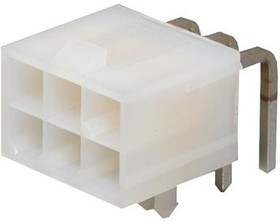 26-01-3143, Headers &amp; Wire Housings MFitJr RA DR /Pegs 50Au V2 6Ckt Tray