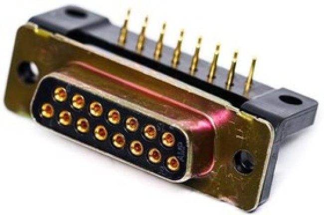 M24308/23-26F, D SUB CONNECTOR, STANDARD, SOCKET, 15 POSITION