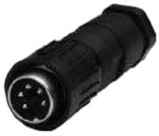 T3375-501, Circular DIN Connectors FEMALE CABLE CONNECTOR 5 WAY T3375-501, Circular DIN Connectors FEMALE CABLE CONNECTOR 5 WAY