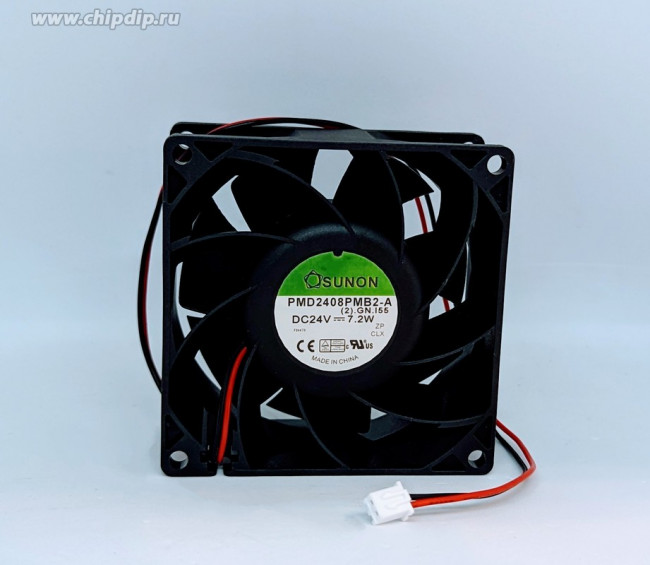 Вентилятор Sunon PMD2408PMB2-A 24v 7.2W 80x80x38 2pin