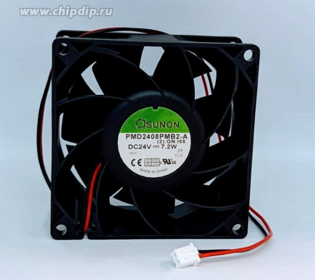 Вентилятор Sunon PMD2408PMB2-A 24v 7.2W 80x80x38 2pin