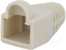 LOG-MP0005, Корпус вилки RJ45, 5,8мм, Цвет серый