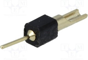 ZL210-1P, Вилка, IDC, PIN 1, прямой, 2,54мм, THT,пайка, 1x1, позолота