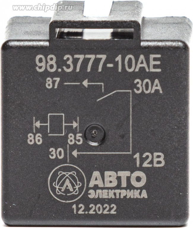 Реле 4-х контактное с кронштейном (30А 12В)