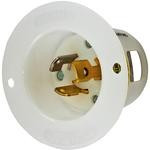 HBL4716C, TWIST LOCK FLANGED INLET, 2P3W, 15A 125V, L5-15P