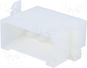 210.080W, Корпус наконечника, "папа", с защелкой, для наконечников 6,3мм