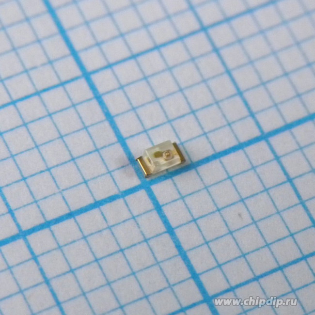 KPH-1608SGC, Светодиод smd 1,6х0,8мм/зеленый/568нм/ 3-12мкд/прозрачный/120°