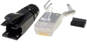 SS-39200-020, Вилка, RJ45, PIN: 8, экранированный, Конф: 8p8c, на провод