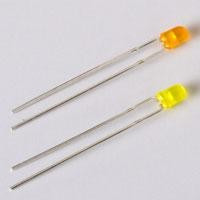 3YDL-S, Standard LEDs - Through Hole LED Thru-Hole 3mm Yellow 585 nm