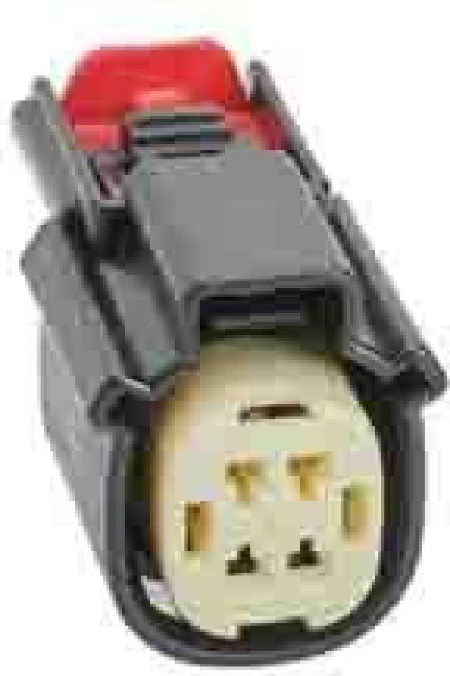 334724001, 33472 4 Way Nylon Crimp Terminal Housing, Black