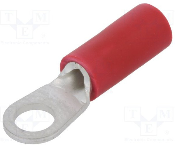 FVGS3.5-1, Кольцевой, M3,5, d: 3,7мм, 0,5-1,5мм2, обжим, на провод, луженые