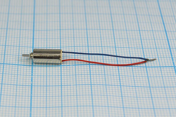 Двигатель 1,3В, 0,11А, скорость(об/мин) 14900, размер 5x10m14, QX-5-N