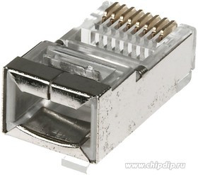 DS1123-14-P80TN, Вилка RJ45, экранированная