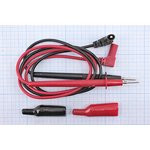 Щупы для мультиметра с крокодилами ETL-11; № 15393 щуп шт "BANANA"x2-щуп d2x2+зажим "крокодил"x2\0,6