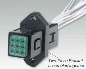 LMS-B1-01, Rack &amp; Panel Connectors 2 Piece Mounting Bracket