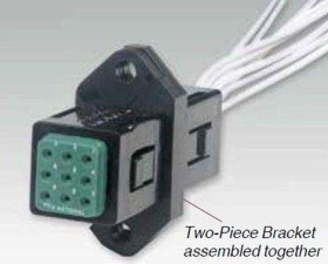 LMS-B1-01, Rack &amp; Panel Connectors 2 Piece Mounting Bracket