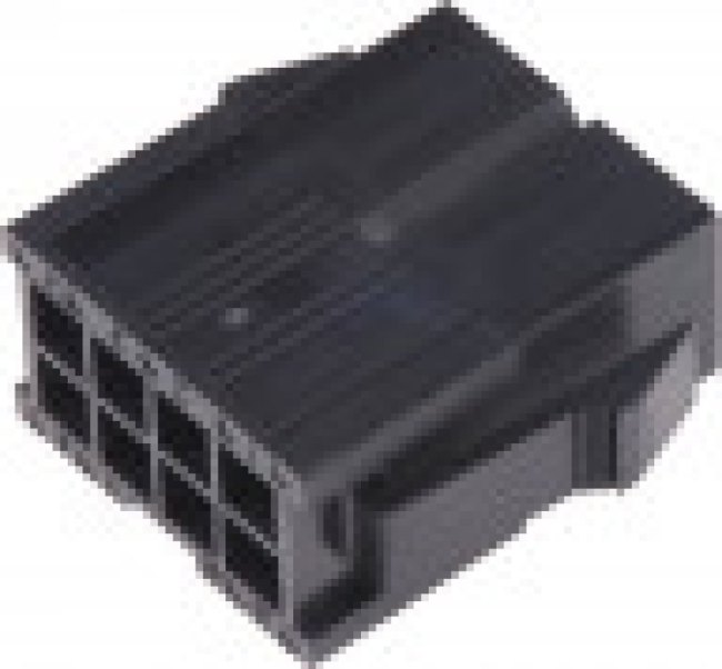 46999-0296, Mini-Fit Jr Male Connector Housing, 4.2mm Pitch, 8 Way, 2 Row