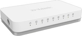 Коммутатор D-Link DGS-1008A/E1A, неуправляемый