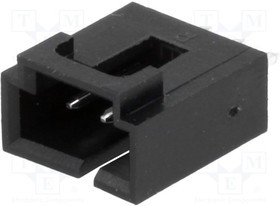 NCDW-03, Гнездо, провод-плата, "папа", 2,54мм, PIN: 3, THT, 2,5А, луженые
