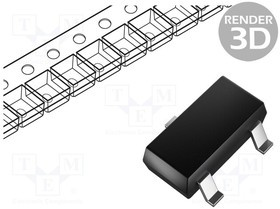 ZXTN25050DFHTA, Транзистор NPN, биполярный, 50В, 4А, 1,81Вт, SOT23