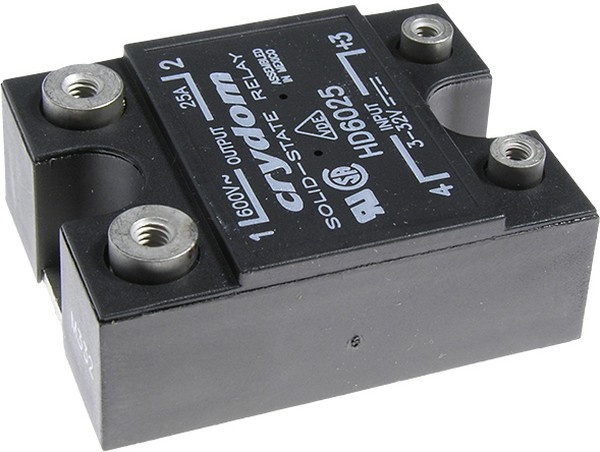 HD6025, Solid State Relay, 25 A Load, Panel Mount, 660 V ac Load, 32 V Control HD6025, Solid State Relay, 25 A Load, Panel Mount, 660 V ac Load, 32 V Control