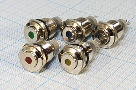 Антивандальный переключатель кнопочный без фиксации SPDT,ON-(ON),зелен подсветка; №10447G ПКн\250\ 3\(SPDT)\d16\мет\ ILзелСд\AV\5C\LA16JSH-D