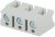 TB-7.5-P-3P/GY, Зажимная рейка для печатных плат, угловой 90°, 7,5мм, на PCB TB-7.5-P-3P/GY, Зажимная рейка для печатных плат, угловой 90°, 7,5мм, на PCB