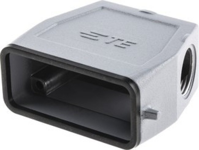 1106411-2, HA Heavy Duty Power Connector Hood, M20 Thread 1106411-2, HA Heavy Duty Power Connector Hood, M20 Thread