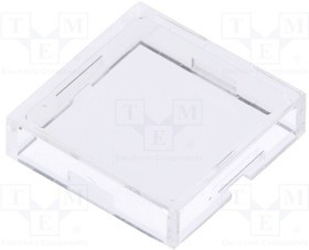 AT4074J, Switch Bezels / Switch Caps CLR SQ CAP FOR UB PB