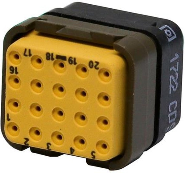 AEC16-40SC, Automotive Connectors PLG, 40P, BLK, N, C