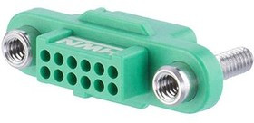 G125-2241296F3, Корпус разъема, Black / Green, G125, Гнездо, 12 вывод(-ов), 1.25 мм, G125 Series Contacts G125-2241296F3, Корпус разъема, Black / Green, G125, Гнездо, 12 вывод(-ов), 1.25 мм, G125 Series Contacts