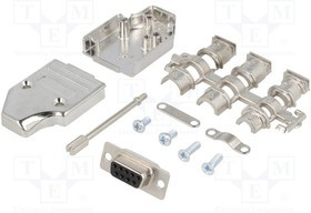 MHDM35-09-DBS-K, Разъем D-Sub; PIN: 9; вилка; "мама"; угловой; пайк