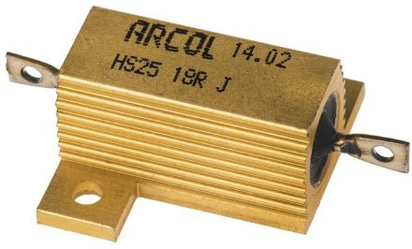 HS25 18R J, 18 25W Wire Wound Chassis Mount Resistor HS25 18R J ±5%