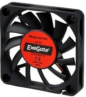 EX06010S3P, Вентилятор ExeGate 60x60x10 мм, подшипник скольжения, 3pin, 3500RPM, 25dBA EX06010S3P, Вентилятор ExeGate 60x60x10 мм, подшипник скольжения, 3pin, 3500RPM, 25dBA