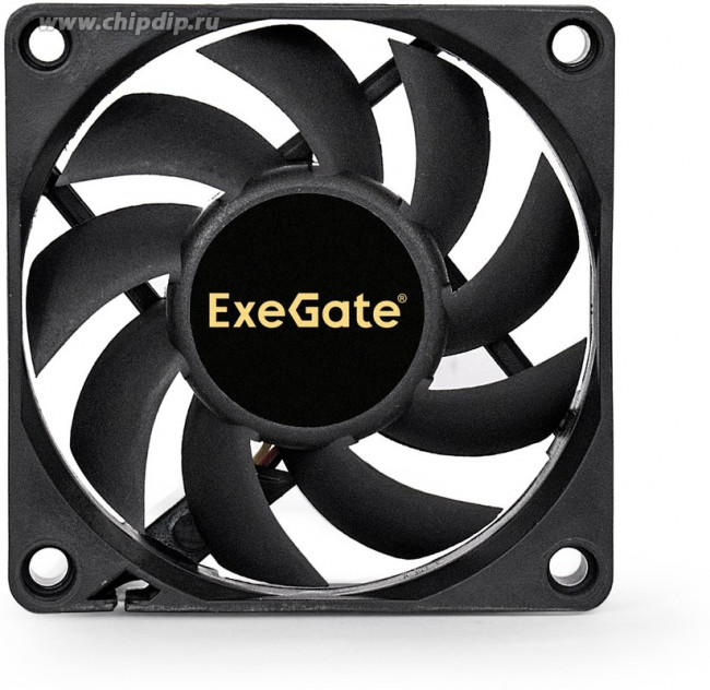 EX06010S3P, Вентилятор ExeGate 60x60x10 мм, подшипник скольжения, 3pin, 3500RPM, 25dBA EX06010S3P, Вентилятор ExeGate 60x60x10 мм, подшипник скольжения, 3pin, 3500RPM, 25dBA