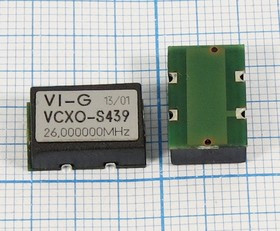 Кварцевый генератор 26000, SMD14098C4, 5В, VCXO-S439, CMVCXO