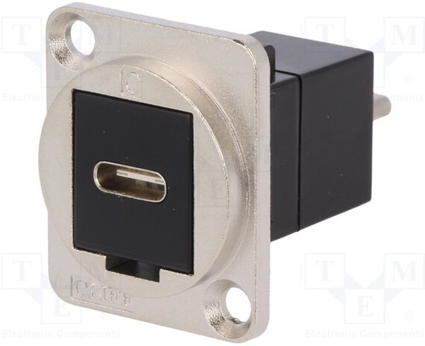 CP30211M, Адаптер, гнездо USB C-спереди, вилка USB C-сзади, FT, USB-C