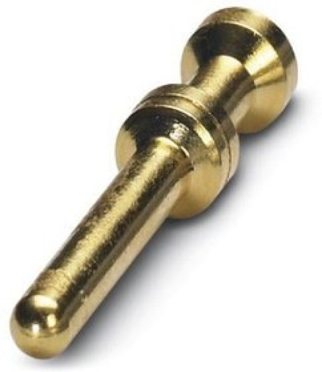 1674781, Heavy Duty Power Connectors Turn 2.5 Crimp Male Diam. 0.75-1.0mm, Au