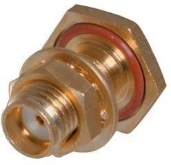 142-0594-421, RF Connectors / Coaxial Connectors ST BULKHD JACK GOLD .141 SEMI RIGID