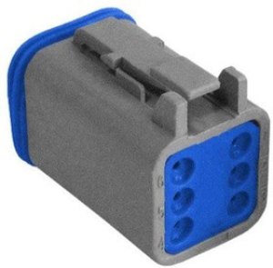 PX0100S03GY, Rectangular MIL Spec Connectors 3 Sckt Male Hsg Grey Rec Conn