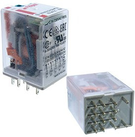 R4N-2314-23-1024-WTLD, Реле 24VDC 4 Form C 250VAC/7А