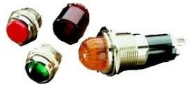 930404X724WN, Complete Assemblies for Panel Mount Indicator Lamps Bayonet Lamp Red