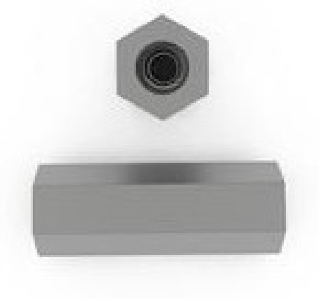 2057-256-N, Standoff Hex F 2-56-THD Nylon Plain