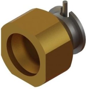 3287-6100-TD, RF Connectors / Coaxial Connectors SMPM Male Surf Mount Conn, FD, Tin Dippe