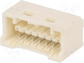 MX-503159-0710, Гнездо, провод-плата, "папа", CLIK-Mate, 1,5мм, PIN: 7, THT, 2А, 100В