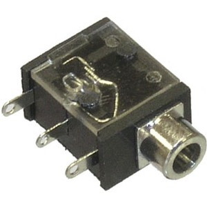 CKX3-3.5-06 гнездо на плату, Разъём аудио CKX3-3.5-06, гнездо на плату