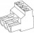 796634-4, Pluggable Terminal Blocks 5.08MM RA PLUG 4P