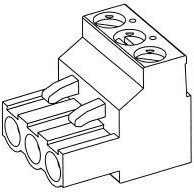 796634-4, Pluggable Terminal Blocks 5.08MM RA PLUG 4P