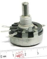 Резистор переменный поворотный 150к\А\28мм/ВС- 2d6x20\СП-1\1981г.; №7254 РПвр 150к\А\28мм/ВС- 2d6x20